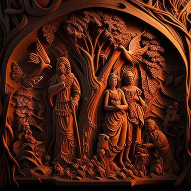 3D модель Historical Mystery Tour Naty Natio..Mysterious Foreea (STL)